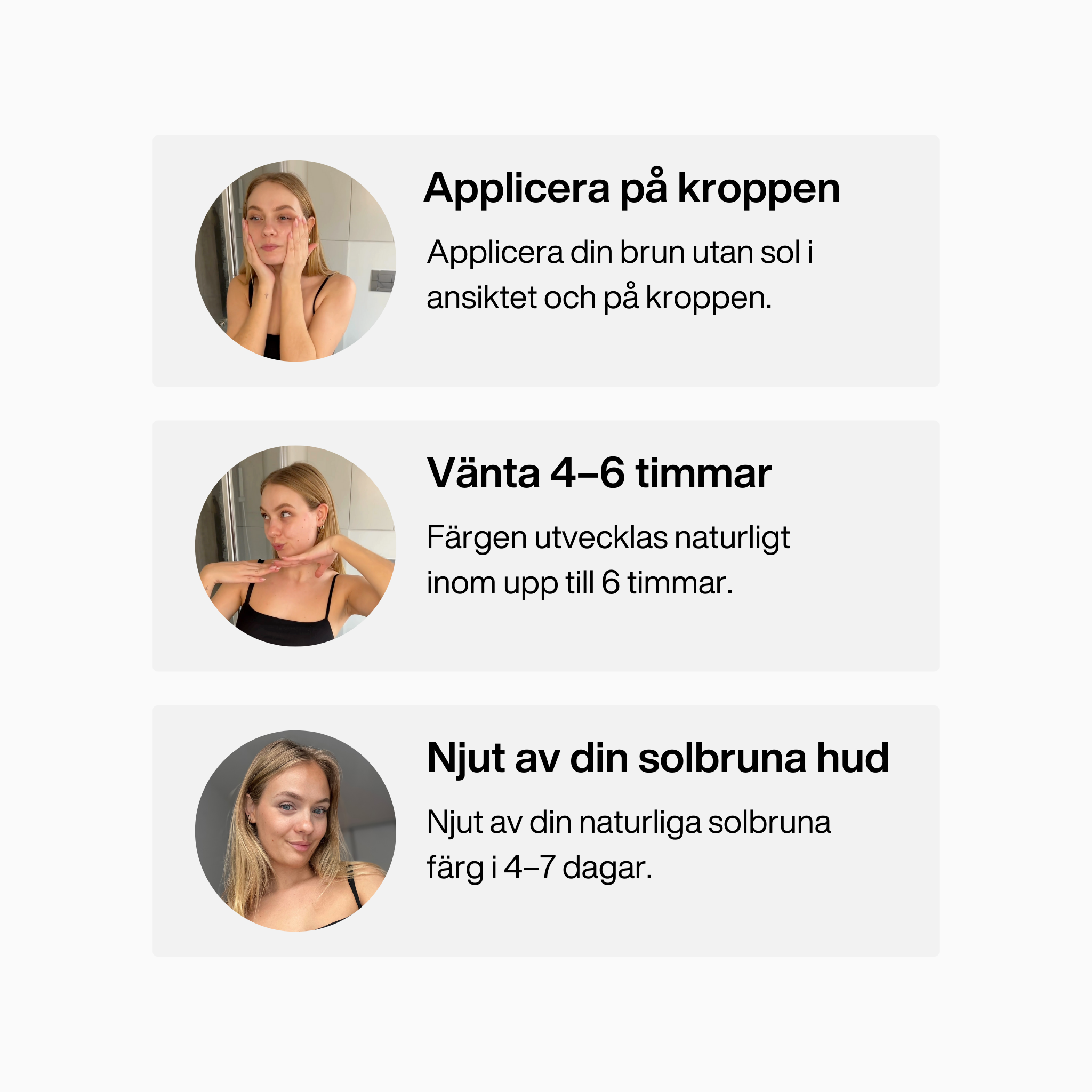 Brun Utan Sol Prep Paket