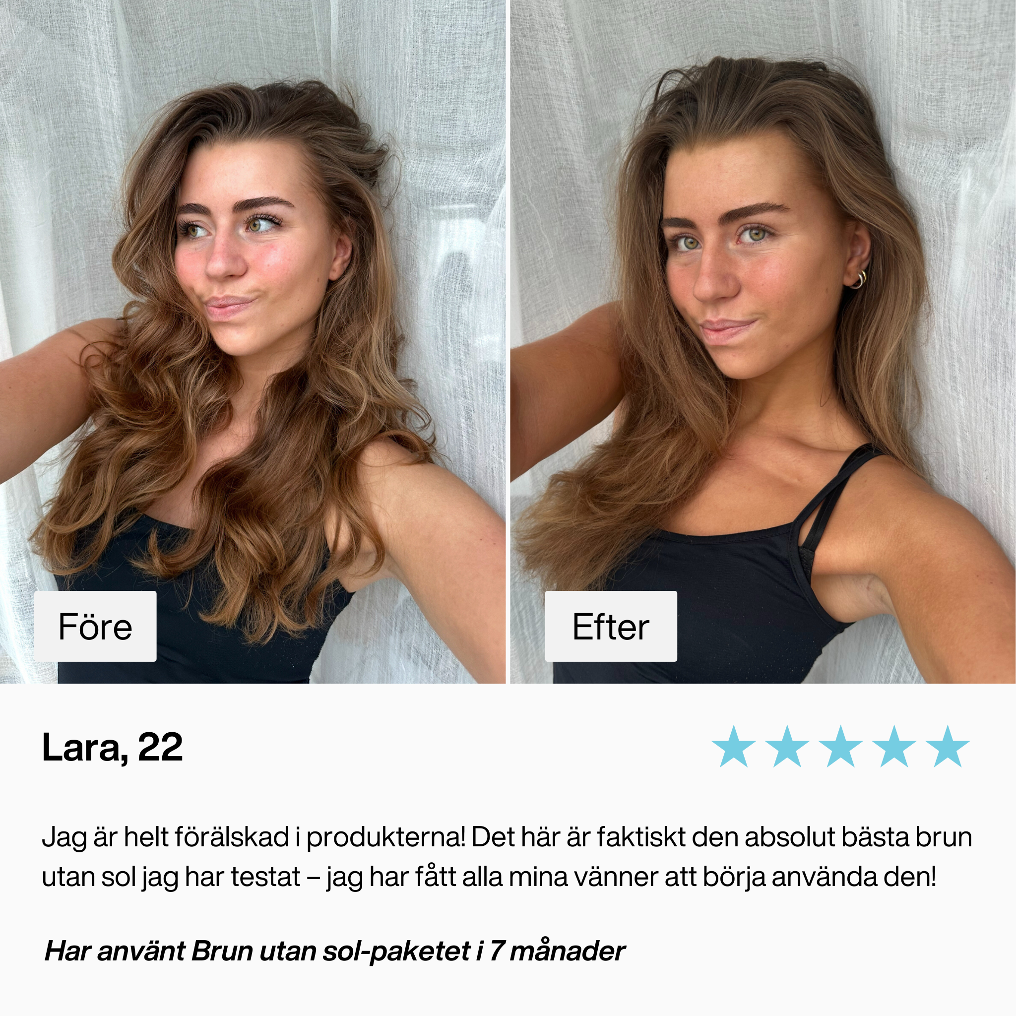 Brun Utan Sol Prep Paket